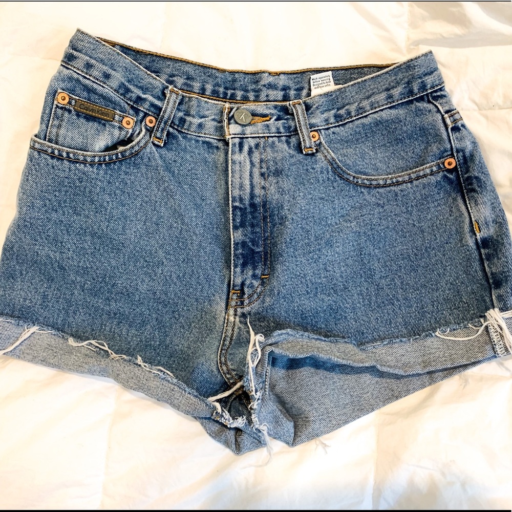 SOLD⚡️High waisted Calvin Klein Shorts⚡️